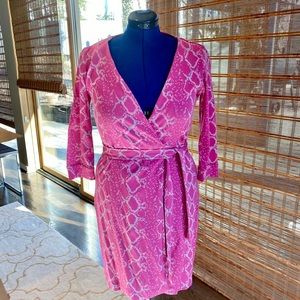 Dvf hot pink mini dress | Julian two